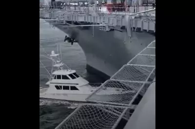 Boat crashes into USS Midway, causing $100,000 in damage to historic ship