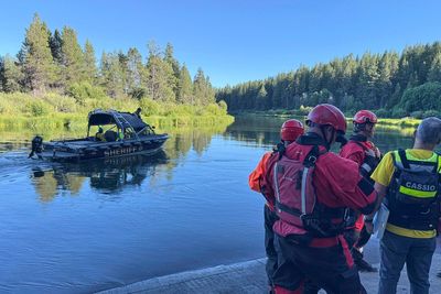 Oregon authorities are still searching for 2 missing after a fatal waterfall accident