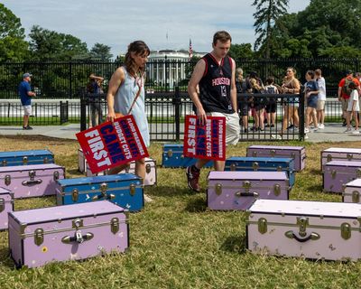 Texas flood protest goes to Washington: ‘No more kids lost to climate disasters’