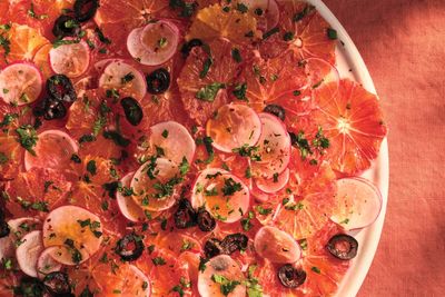 This orange, radish and olive salad is a fresh twist on Moroccan flavours