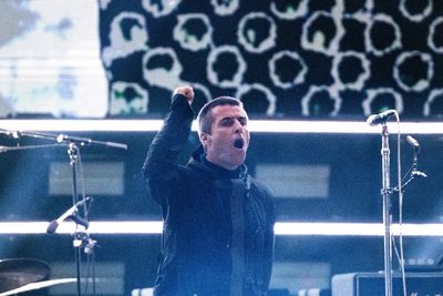 Liam Gallagher reassures ‘lovebirds’ at Oasis show after ‘snidey’ Coldplay kiss cam: ‘None of our business’