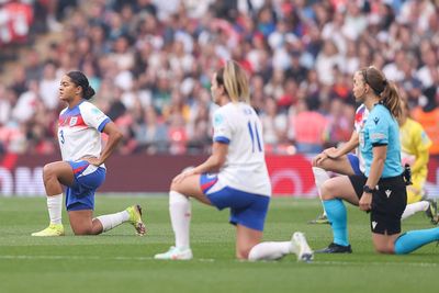 Lionesses say ‘another way’ needed to fight racism, rather than taking knee