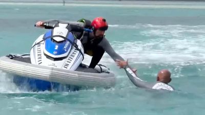 A Trio of PWCs Rescued a Family After Their Sailboat Capsized, Including a Mom and Kids