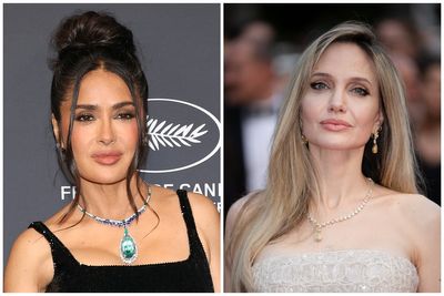 Angelina Jolie and Salma Hayak stun passengers on commercial flight in Mexico City