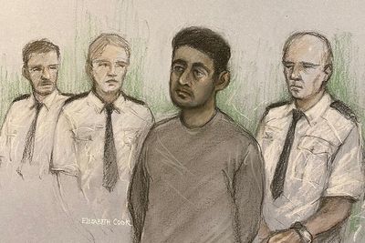 CCTV image released by police shows man boarding bus smiling after killing wife