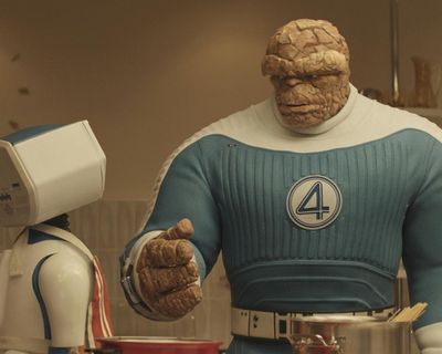 The Fantastic Four: First Steps review – Marvel regains buoyancy with wacky superhero family sitcom
