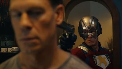 James Gunn says Peacemaker season 2 is about two dimensions, but it's not as simple as the DCEU colliding with the DCU: "That’s dealt with in a different way, very upfront"