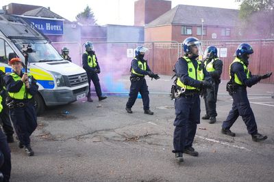 Five men charged after violent protests outside Essex hotel