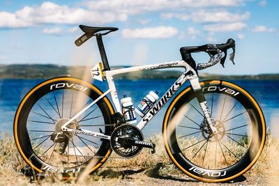 Florian Lipowitz will tackle Mont Ventoux at the Tour de France today on a custom Specialized S-Works Tarmac SL8