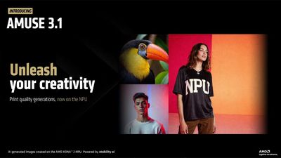 AMD unveils industry-first Stable Diffusion 3.0 Medium AI model generator tailored for XDNA 2 NPUs — designed to run locally on Ryzen AI laptops