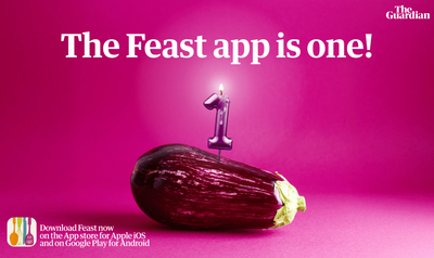 200,000 eggs cracked and counting - the Guardian celebrates one year of the Feast app