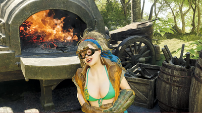 Capcom smashes the emergency glass with a MH: Wilds update that puts the hot blacksmith in a bikini