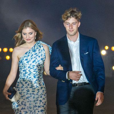 Princess Elisabeth of Belgium Swaps Her Military Uniform for a One-Shouldered Victoria Beckham Gown