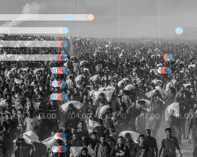 Eleven-minute race for food: how aid points in Gaza became ‘death traps’ – a visual story