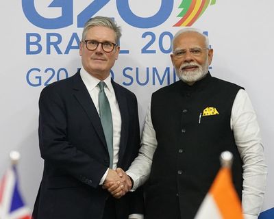 Indian prime minister makes official UK visit to sign landmark trade deal