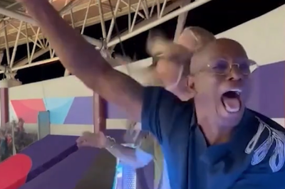 Ian Wright’s hilarious reaction to England semi-final win caught on camera