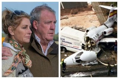 Lisa Hogan shares shocking plane crash photo after Jeremy Clarkson reveals couple’s three near-death escapes