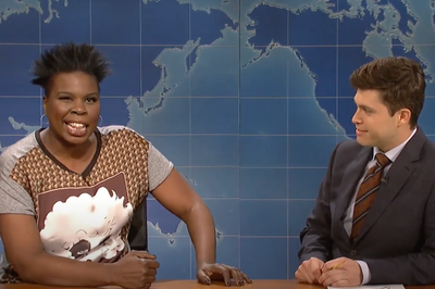 Leslie Jones admits she was ‘in love’ with Saturday Night Live co-host Colin Jost