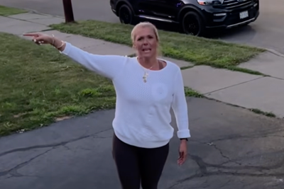 New York police chief placed on leave after girlfriend ‘attacks teen neighbors’ in viral video