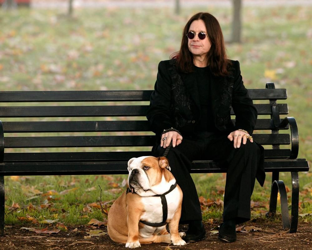 Ozzy Osbourne with animals
