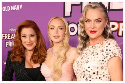 Lindsay Lohan surprises fans with Parent Trap reunion 27 years on at Freaky Friday 2 premiere