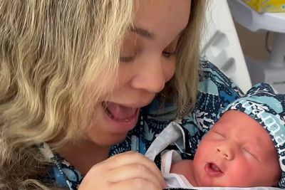 Trisha Paytas shares unique name of newborn son in first video