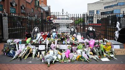 Watch Ozzy Osbourne fans gather in Birmingham with flowers, speakers and a big screen to pay respects: "He never lost his roots...he was a Brummie through and through."