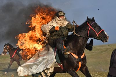 Photos show an epic endurance race celebrating the bond between people and horses in Kyrgyzstan