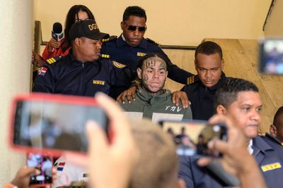 Rapper Tekashi 6ix9ine pleads guilty to a drug possession charge