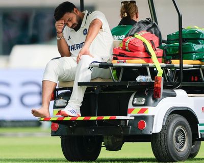 Rishabh Pant’s wounded foot trips up India’s solid start against England in fourth Test
