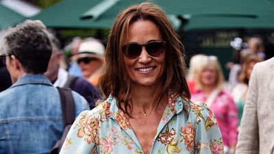 Wedding season's not over - Pippa Middleton's jumpsuit, wedges and rattan bag are a failsafe formula