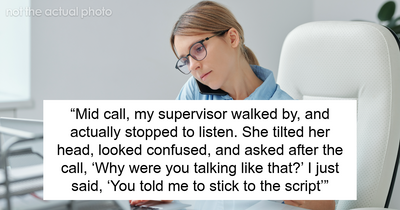 New Boss Demands Employees Follow Script, Backtracks After Listening To One Conversation
