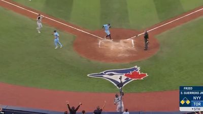 Blue Jays Score Two Runs on Slow Hit Ball Fielded by Yankees Pitcher