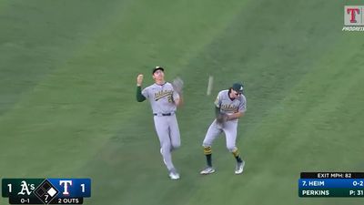 Rangers Score Game-Winning Run on Routine Pop Fly the A’s Didn't Even Try to Catch