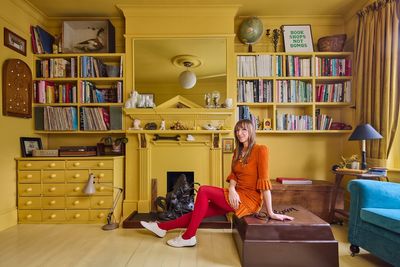 Inside cult jewellery designer Harriet Vine's shoestring transformation of tired flats into a colourful home