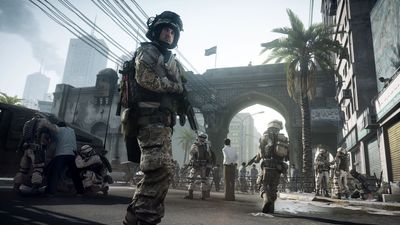 Battlefield 3 was originally "more of an MMO" before the Bad Company 2 devs took over, but they made good use of the "leftover" assets to help build the campaign