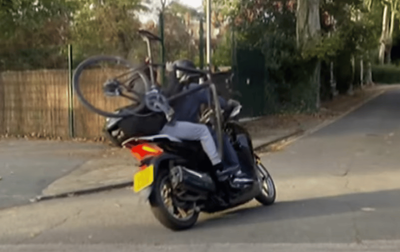 Former police officer attacked by men on mopeds in bike-jacking incident