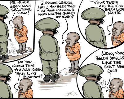 ‘Controversy is always good fodder’: Uganda’s cartoonists turn their pens on president’s provocative son