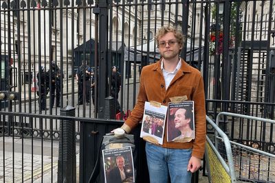 Children of Briton jailed in India for seven years without trial protest Modi’s UK visit