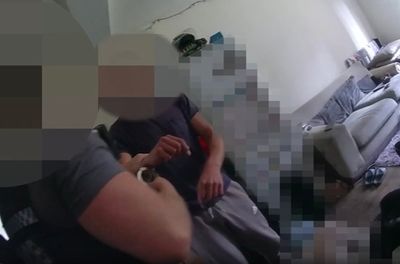 Dramatic moment police officers arrest Epping migrant hotel ‘protester’ at his home