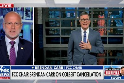 Trump’s FCC chair plays coy on Fox News when asked if president involved in Colbert’s cancellation