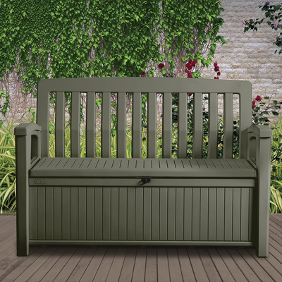 If you have a small garden, then you need this clever storage bench from B&Q – it’s so stylish and versatile