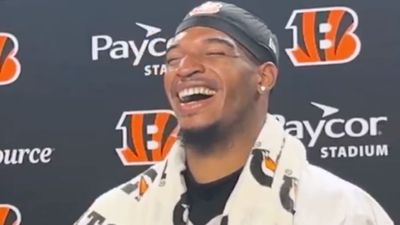 Ja'Marr Chase Was Cracking Up Over Bengals Reporter's Banana Shirt at Training Camp