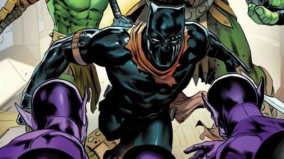 Black Panther joins forces with the Hulks as the Skrull Empire incites a war against the entire Marvel Universe