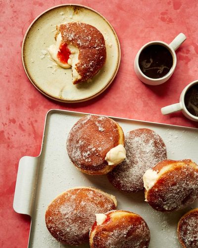 Benjamina Ebuehi’s recipe for strawberry and custard doughnuts