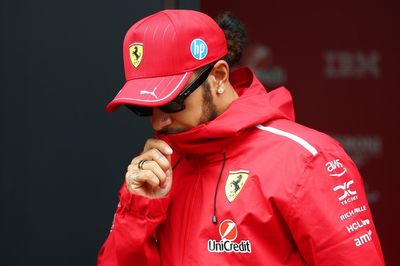 Hamilton preaches caution over Ferrari F1 upgrade that felt "the same as before"