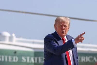 ‘I never went to that island,’ Trump says of Epstein’s underage getaway as he tells reporters to talk about Bill Clinton