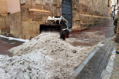 Residents evacuated from homes in Spain after heavy flooding and hailstorms