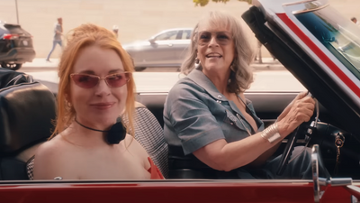 I'm Literally Obsessed With How Lindsay Lohan Is Fully Embracing Barbiecore For Her Freakier Friday Premiere Fits