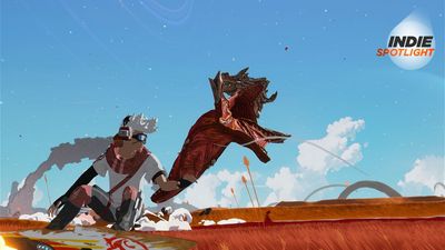 I've been hunting sandworms while doing hoverboard kickflips and keytar solos in this hypnotizing mashup of Breath of the Wild and Hi-Fi Rush
